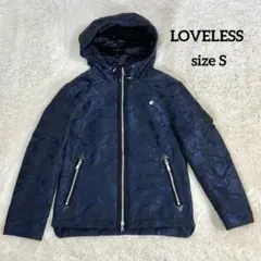 『美品』LOVELESS ラブレス 迷彩柄 ジップアップ ナイロンパーカー Sのサムネイル