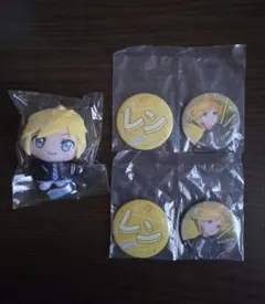 【プロセカ】セガラッキーくじ vol.6 鏡音レン ぷちぬい 缶バッジ