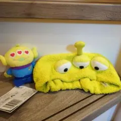 ディズニー　リトルグリーンメン　ヘアバンド　マスコット　セット
