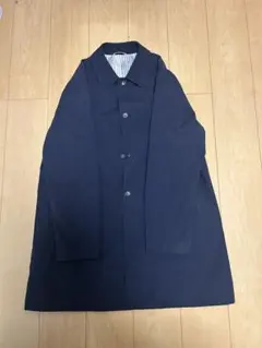 シップス ステンカラーコート（撥水・防風）ネイビー