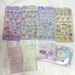 正規品　おぱんちゅうさぎ んぽちゃむ うるちゅる　おはじきシール まとめ売りのサムネイル