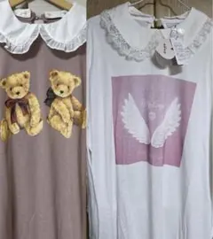 Ank RougeロングTシャツ 2枚セット
