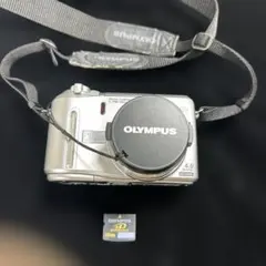 【動作確認済み】OLYMPUS C−750 乾電池で動くデジカメ　シルバーのサムネイル