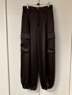 【新品未使用品】green label relaxing カーゴパンツ サテン