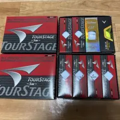 TOURSTAGE S-M 他　ゴルフボール 24個
