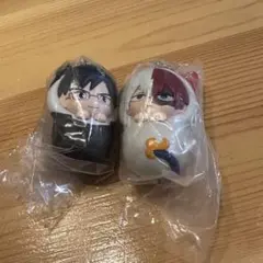 おくるみマスコットチャーム　カプセルトイ 2個セット　轟焦凍　飯田天哉