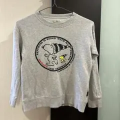 例 【n.o.u.s】PEANUTS スヌーピー トレーナー 130 グレー