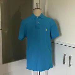 美品！Ralph Lauren、ラルフローレン 、ポロシャツ 青、Mサイズ