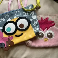 usj モッピー ミニオン ボブ ショルダーバッグ ポーチ