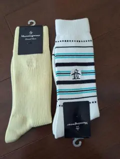 Munsingwear ペンギン刺繍ソックス 25-27cm2足セット