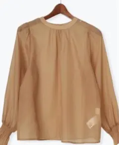 Te chichi オレンジベージュ 長袖シャツ フリーサイズ