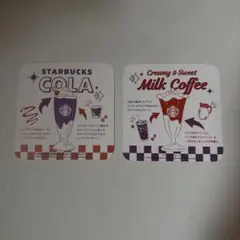 ✨大人気✨スタバコースター⭐️4点セット⭐️ ✨大人気✨スタバコースター⭐️4点セット⭐️