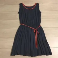 BURBERRY BLUE LABEL 膝丈ワンピース　ネイビー