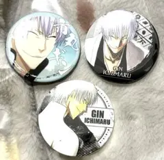 BLEACH ブリーチ コレクション缶バッジ WJ50周年展Ver. 市丸ギン BLEACH 市丸ギン マスコット WJ50周年展 ぬいぐるみ ジャンプ展 - メルカリ