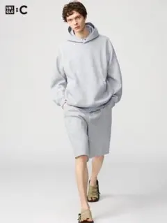 uniqlo c スウェットワイドショーツ