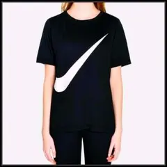 atoms スタイル ☆ 人気 ☆ NIKE スウォッシュ ロング丈 Tシャツ
