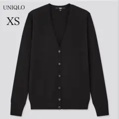 ユニクロ 毛100％ エクストラファインメリノVネックカーディガン(長袖)