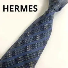 エルメス HERMES 幾何学模様 ネクタイ シルク100％ メンズ 美品 - メルカリ