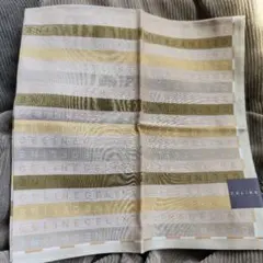 【新品】CELINE ロゴハンカチ　綿100%