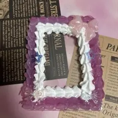 パープル×ホワイト