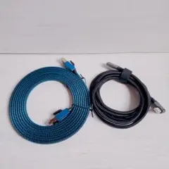 【新品未使用 】CAT8 LAN＋HDMIケーブル2m 高速4K