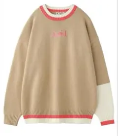 エックスガール　MILLS LOGO ニット　長袖