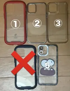 iPhone12/12Pro スマホケース　1〜5 iFace 単品可能！