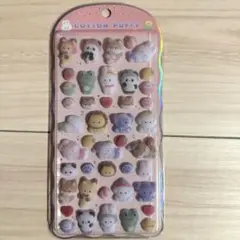 コットンパフィーシール 動物 アニマル