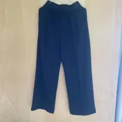 h&m ワイドパンツ 黒 l