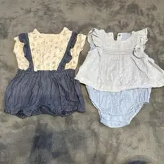 ブランシェス　ロンパース　2着セットのサムネイル