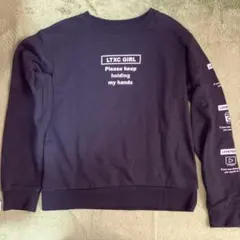 LTXC GIRL トレーナー ブラック