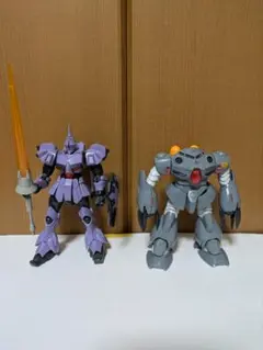MG ドム2.0、アッガイ、グフカスタム素組み完成品 ジオン軍MS3体セット