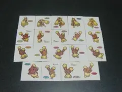 ミミロル、ミミロップ　１９枚セット　ポケモン　デコキャラシール　第一パン