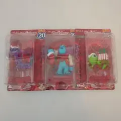 新品未使用、未開封　モンスターズ・インク クリスマスフィギュアセット　ディズニー