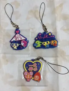 たまごっち 一番くじ きらきらラバーチャーム まめっち くちぱっち