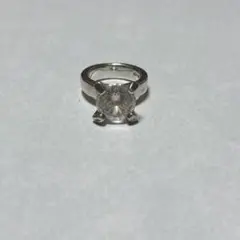 e.m. キュービックジルコニア　リング　シルバー　大粒のサムネイル