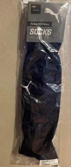 PUMA サッカーソックス ネイビー 25-27cm