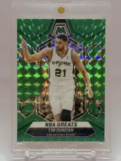 Tim Duncan NBA Greats Mosaic Green SAS