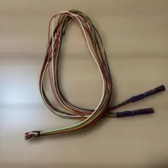 多色ストライプ 帯締め