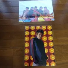 嵐グッズ初期下敷2001嵐解散激レア入手困難集合二宮和也新品未使用未開封