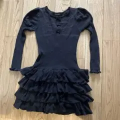 JILL STUART ブラック ワンピース 115-125サイズ