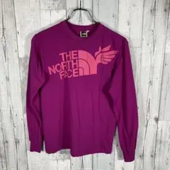 THE NORTH FACE レディースSサイズパープル 長袖Tシャツ