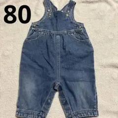 baby gap デニムサロペット　ロンパース