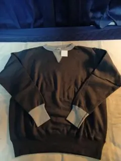 HINOYA ダークグレー Vネック スウェット XL　上野ヒノヤ