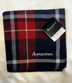 新品未使用　Aquascutum ハンカチ チェック柄