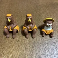 どうぶつサウナ5 たぬき・クマ 3匹セット