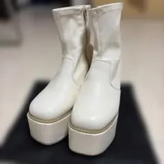 ヨースケ YOSUKE 厚底ブーツ ストレッチブーツ 10cm 厚底ヒール