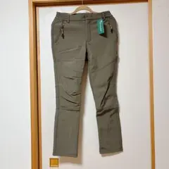 メンズ ゴルフ登山ロングパンツ 防風防水防寒 ソフトシェル ロングパンツ L