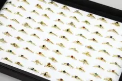 ⑦【ケース入り】キュービックジルコニア 指輪 CZ 100点 - メルカリ