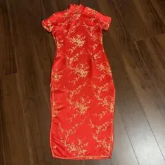 チャイナドレス 赤 コスプレ 衣装 コスチューム セクシー 美品